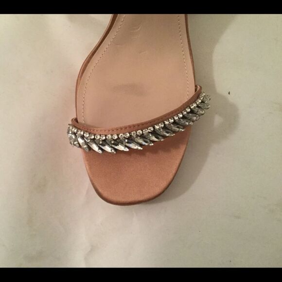 New H&M Satin Strappy Sandals Stiletto Heels - Picture 5 of 12